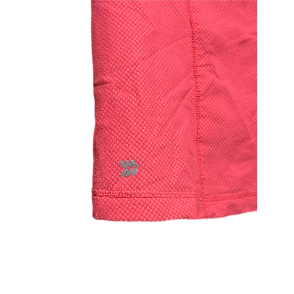 All In Motion Full Zip Hoodie Girls Size S Pink Excellent Textured Thumbhole